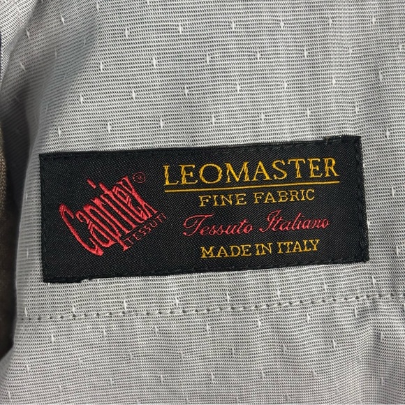 Joseph Abboud Heritage Leomaster 100% Linen Dress Pants Size 52 Raw Hem NWT - Picture 6 of 7